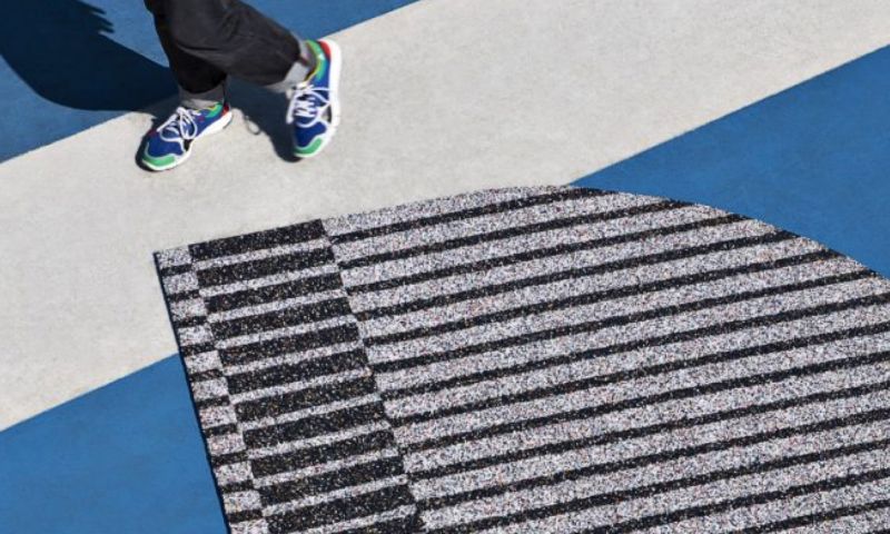 adidas tapijt mat vloerbedekking carpet sneakers sportschoen patta hergebruik recycle simone post design academy 