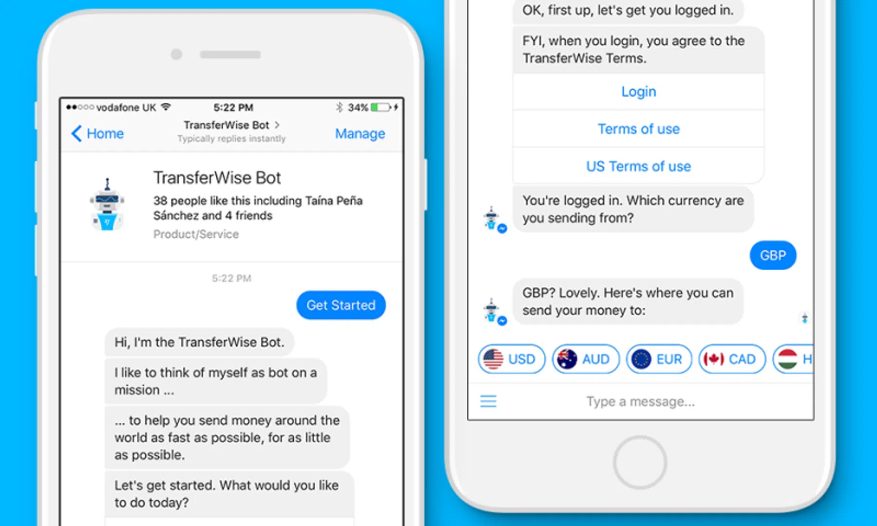 Geld betalen via Facebook Messenger? Het kan met Transferwise