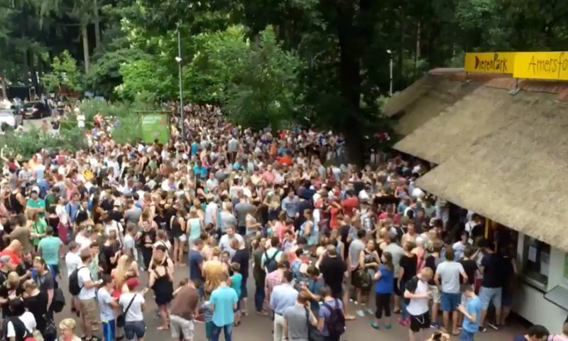 Pokémon Go-gekte: 5500 spelers in Dierenpark Amersfoort
