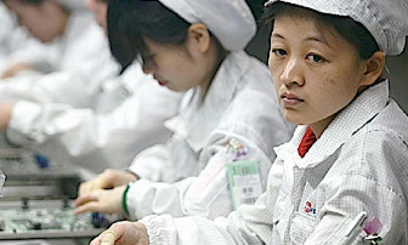 Foxconn gaat medewerkers vervangen door robots