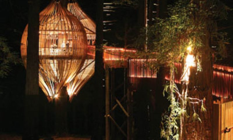 Boomhut als restaurant