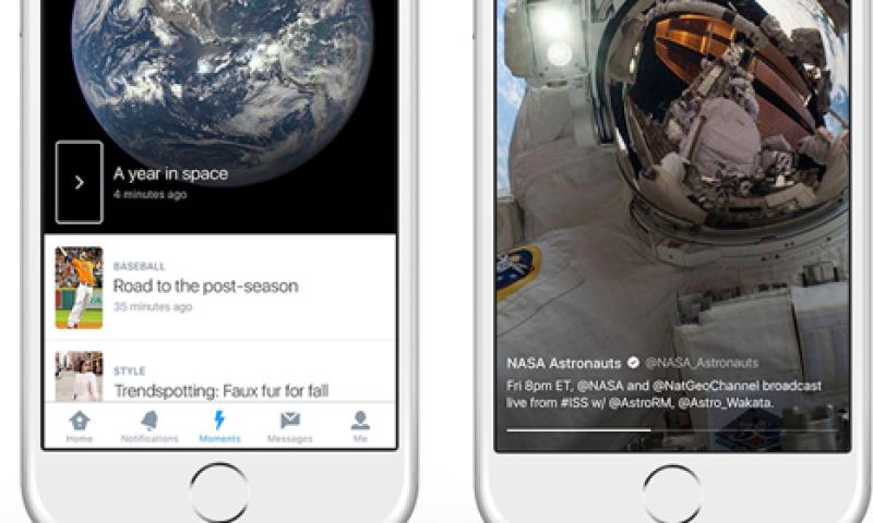 Twitter lanceert Moments: handmatige selecties van de 'beste' tweets