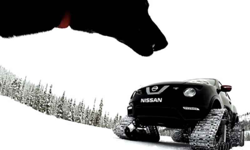 Video: Huskies vs Nissan in de sneeuw