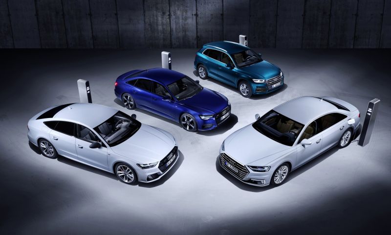 Audi komt met 4 plug-in hybrides