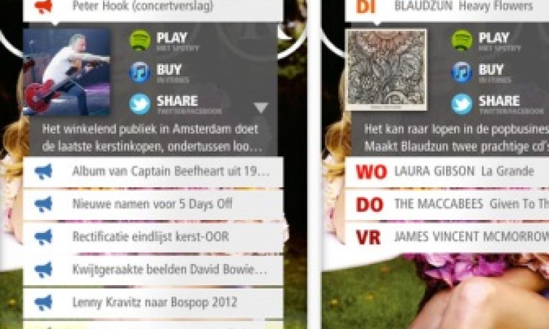 Debuut Oor op iPhone met Spotify-integratie