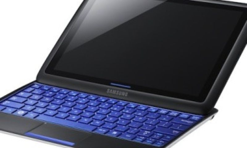 Windows-tablet Samsung met sliding toetsenbord