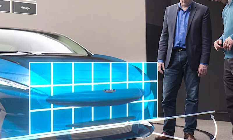 Ford ontwerpt auto's met Microsofts Hololens