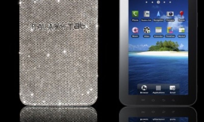 Swarovski-editie Galaxy Tab op Miljonair Fair
