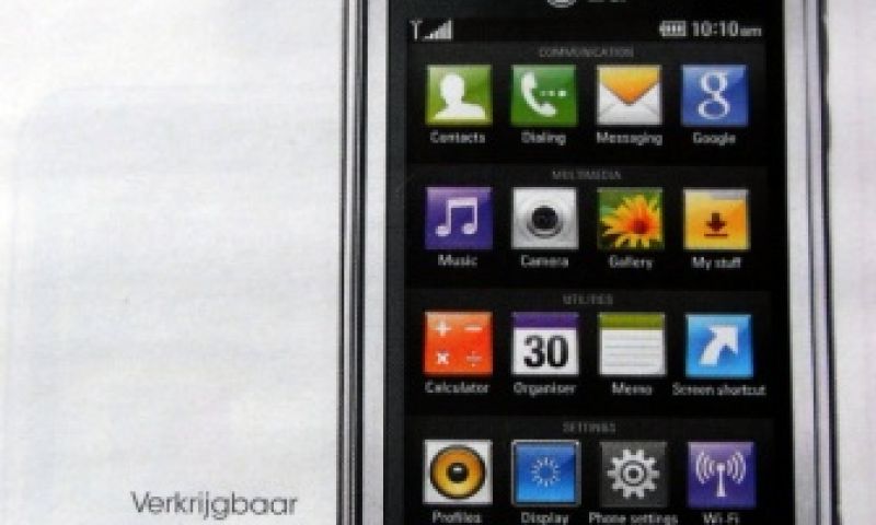 iPhone-dubbelganger van LG