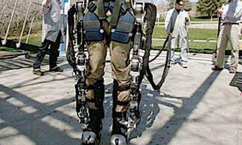 Lopen met robotbenen