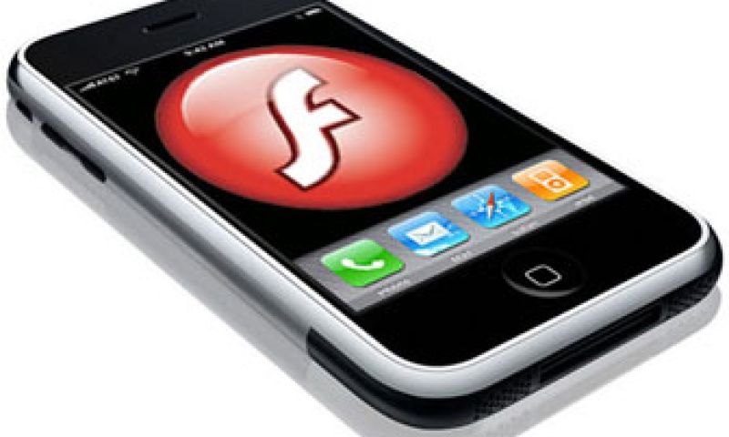 Flash op de iPhone, soort van