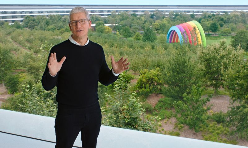 apple thuiswerken tim cook