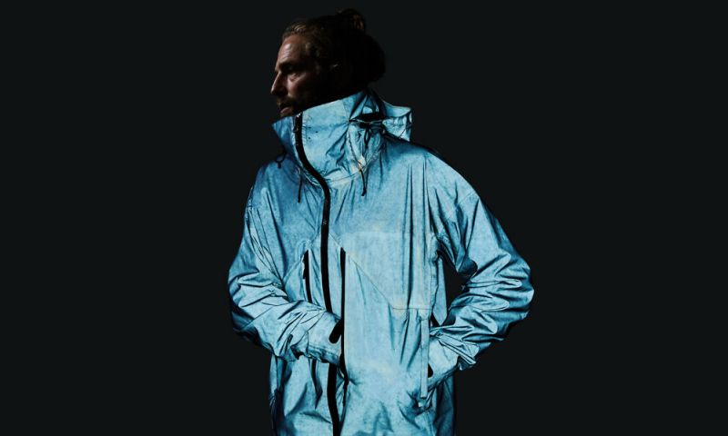 amazone vollebak Blue Morpho jacket high tech kleding waterproof jas