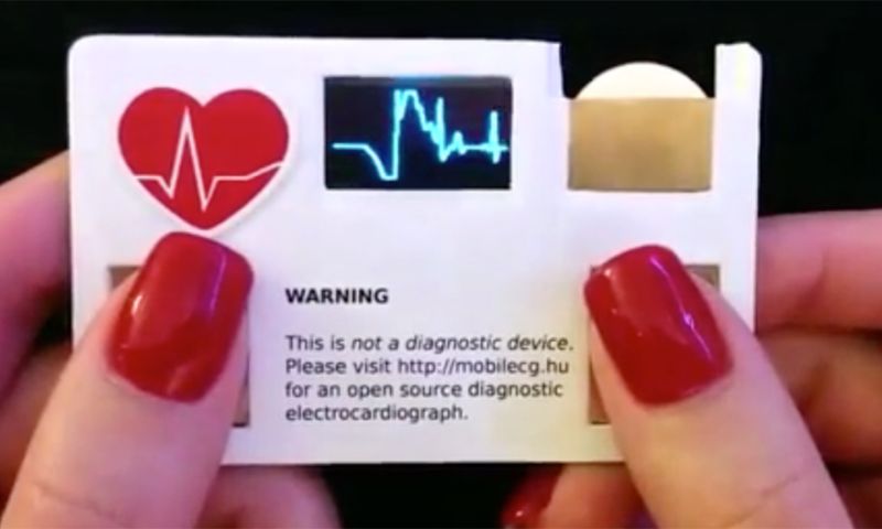 Video: Dit visitekaartje meet je hartslag