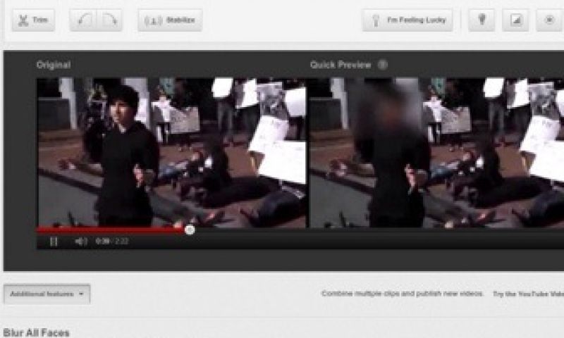 Iedereen anonymous met de nieuwe face-blur optie van YouTube