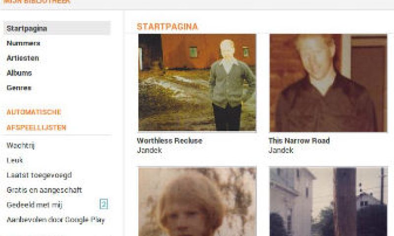 Belgen krijgen Google Music, Nederlanders nog niet