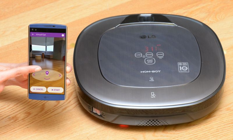 Robotstofzuiger LG krijgt AR-app en beveiligingscamera