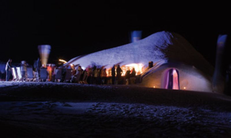 Sneeuwkamperen op 2000 meter