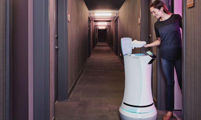 Dit hotel gebruikt een robot als kamermeisje