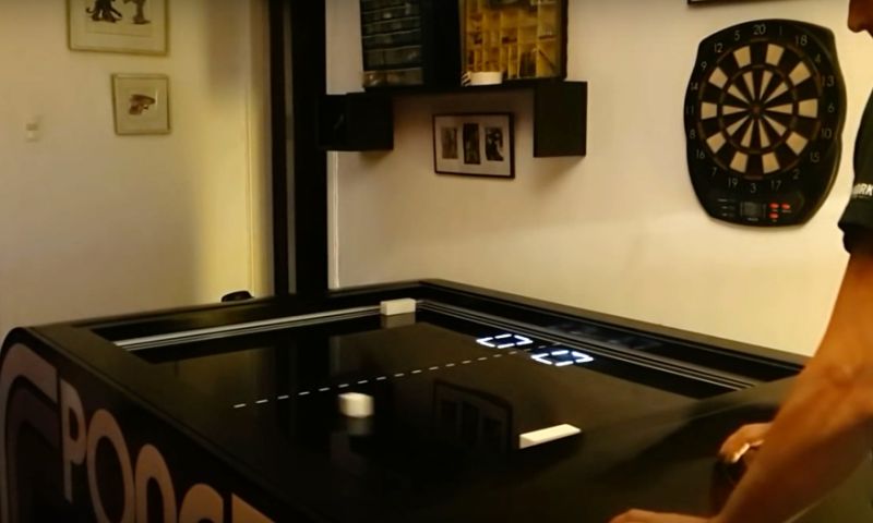 Video: Pong meets Airhockey in deze tafel