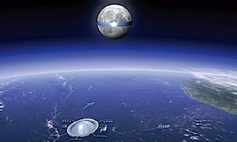 Zonnepanelen op de maan