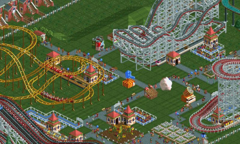 Nederlander maakt 45 jaar lange achtbaan in RollerCoaster Tycoon