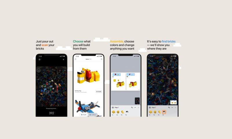 lego brickit app kunstmatige intelligentie automatisch lego detecteren herkennen