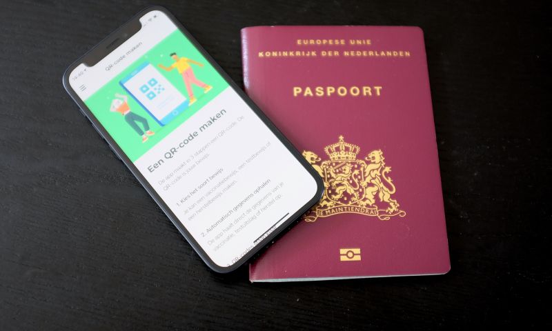 qr-code corona Coronabewijs coronacheck app coronapas ggd iphone android