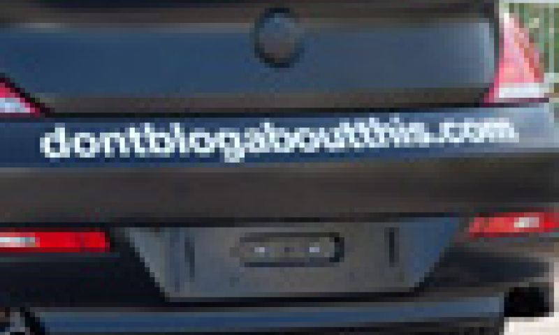 BMW speelt met spionagejournalistiek