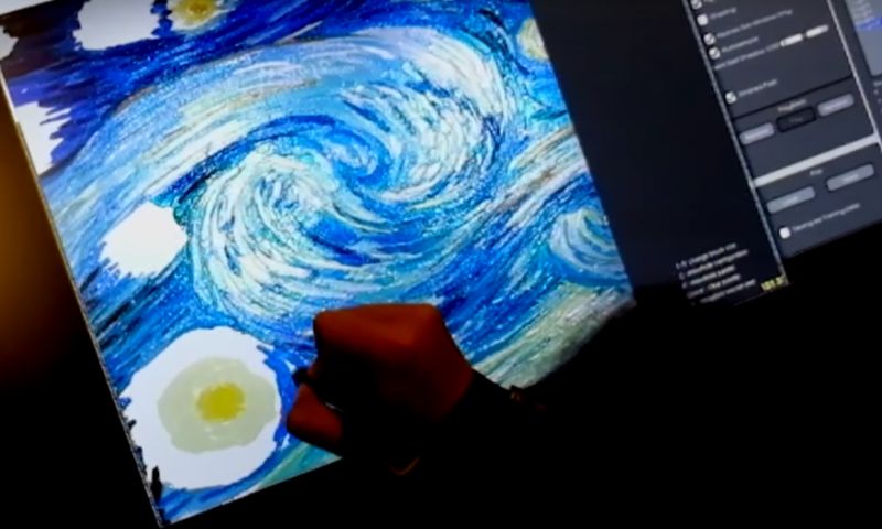 Video: realistisch schilderen met olieverf op het scherm