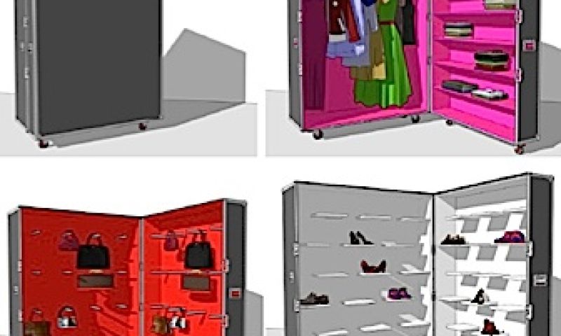 Shoppen uit een koffer op de Zuidas