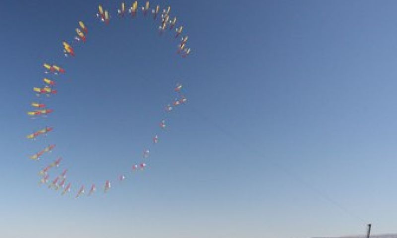 Vlieger zet wind om in energie