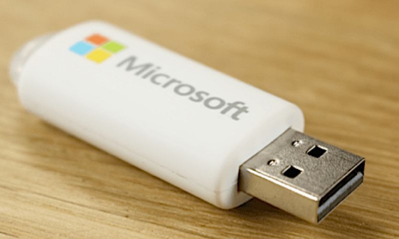Microsoft levert Windows 10 ook op usb-stick