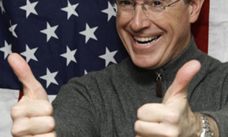 Komiek Stephen Colbert vaakst geretweet dit jaar