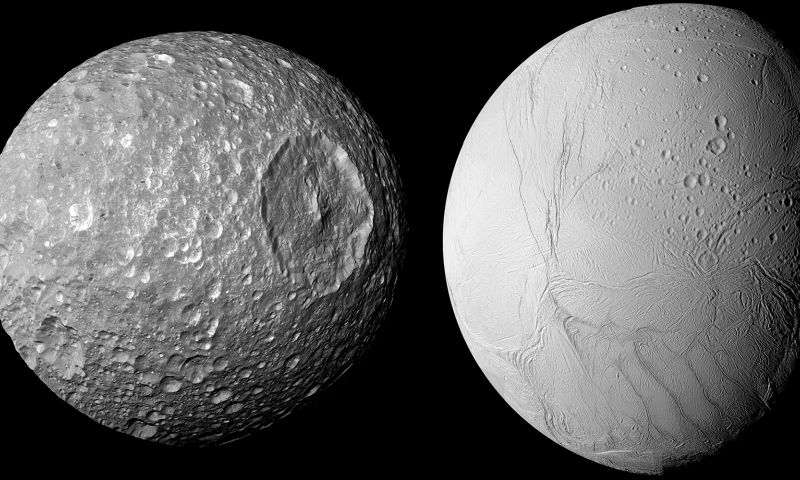 Maan van Saturnus heeft mogelijk oceaan onder oppervlakte