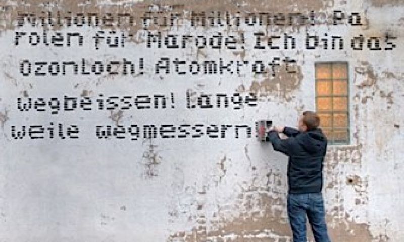 Snelle graffiti met markers