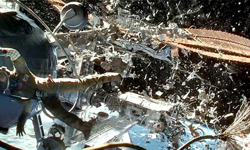 Japanners vissen (letterlijk) puin uit de ruimte