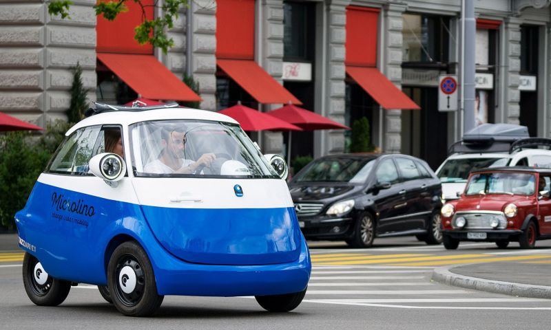 microlino elektrische auto weg europa elektrisch autootje