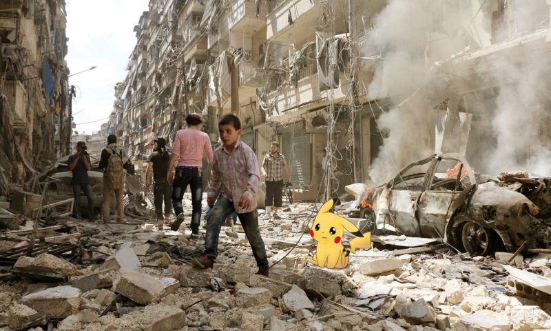 Zo zou Pokémon Go er in Syrië uitzien