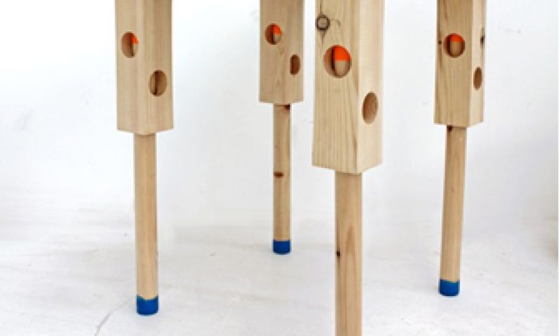 Verstelbare tafel met magneetpootjes