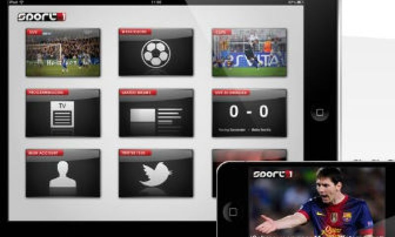 Sport1 gestart met tweede scherm-dienst