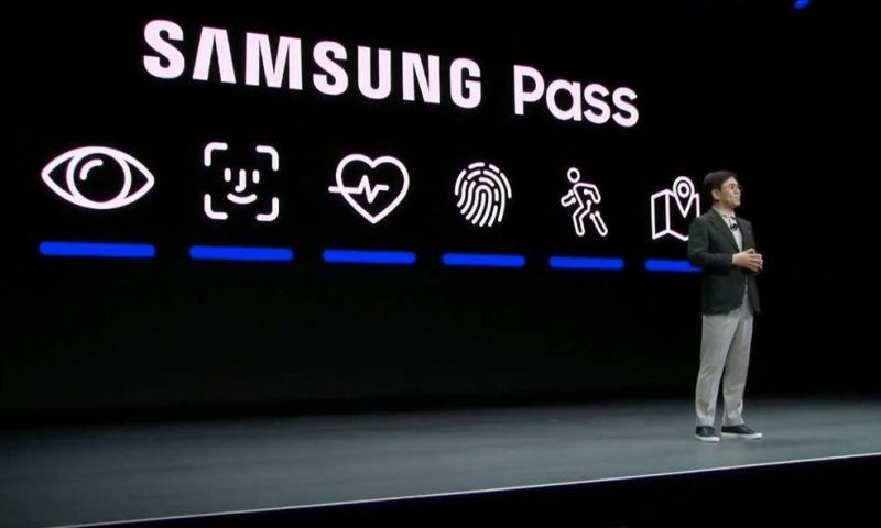 Samsung kopieert Apple Face ID-logo in CES-presentatie