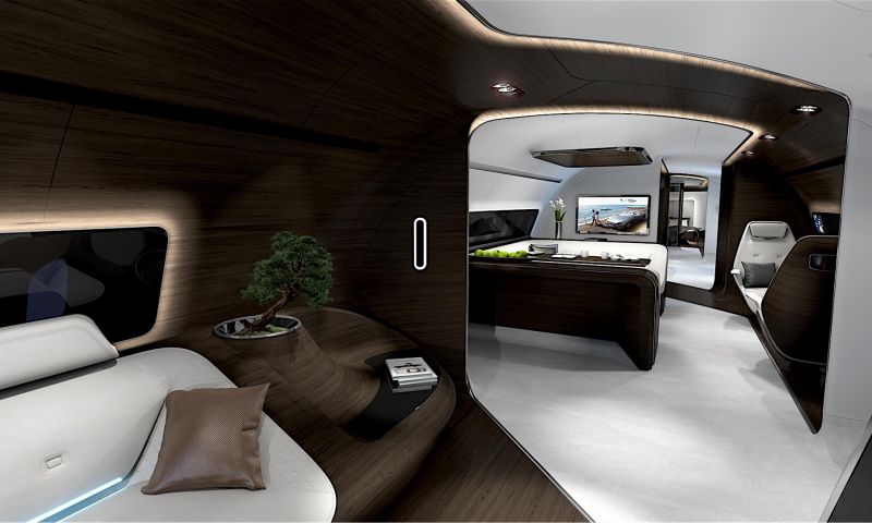 Mercedes in de lucht: dit vliegtuig is voor de jetset