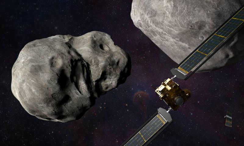 nasa crash asteroide dart asteroid