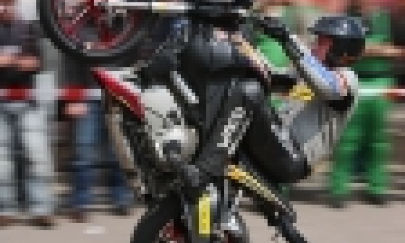 Parkour met een motor