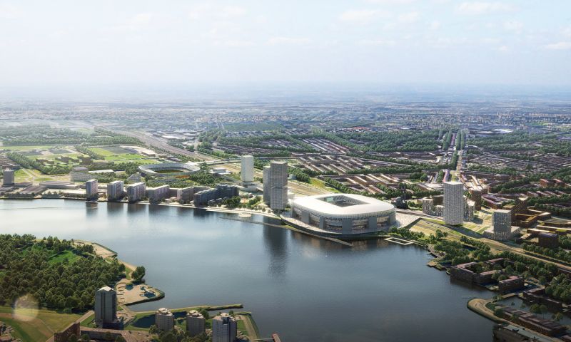 feyenoord stadion oma rem koolhaas architectuur voetbal arena