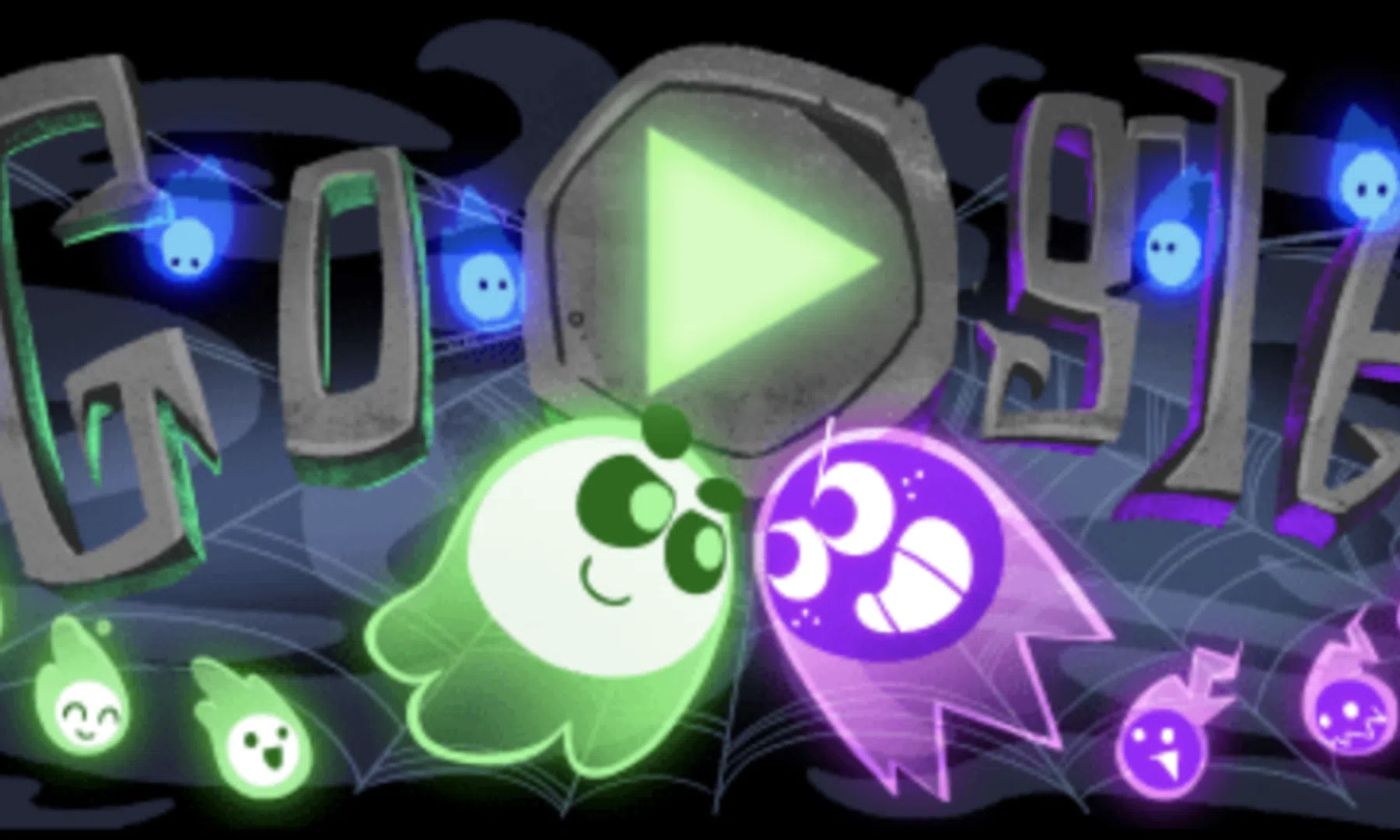 google viert halloween met eigen spel