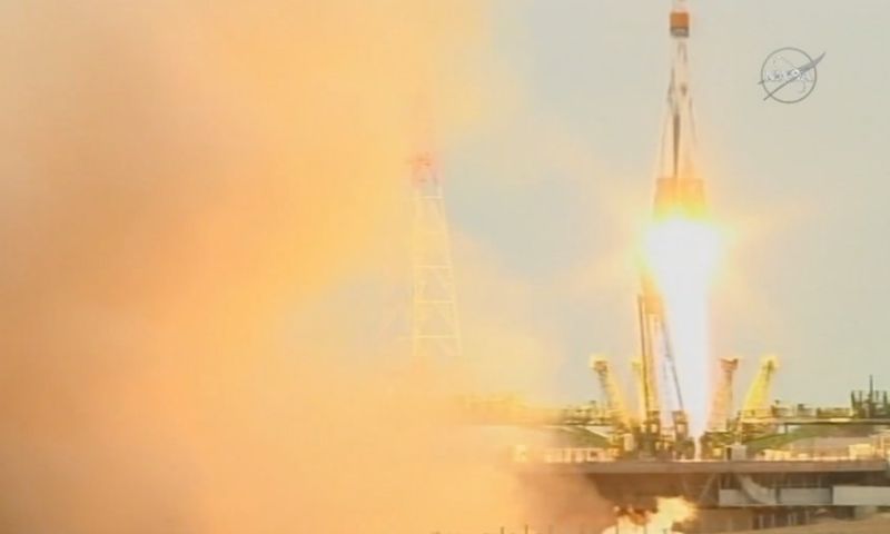 Geslaagde lancering: drie astronauten naar het ISS