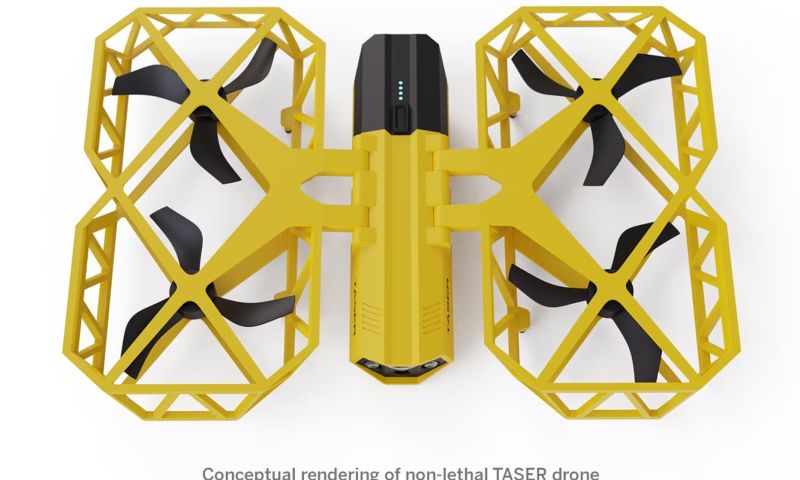 Fabrikant stopt met project om drones met tasers uit te rusten 