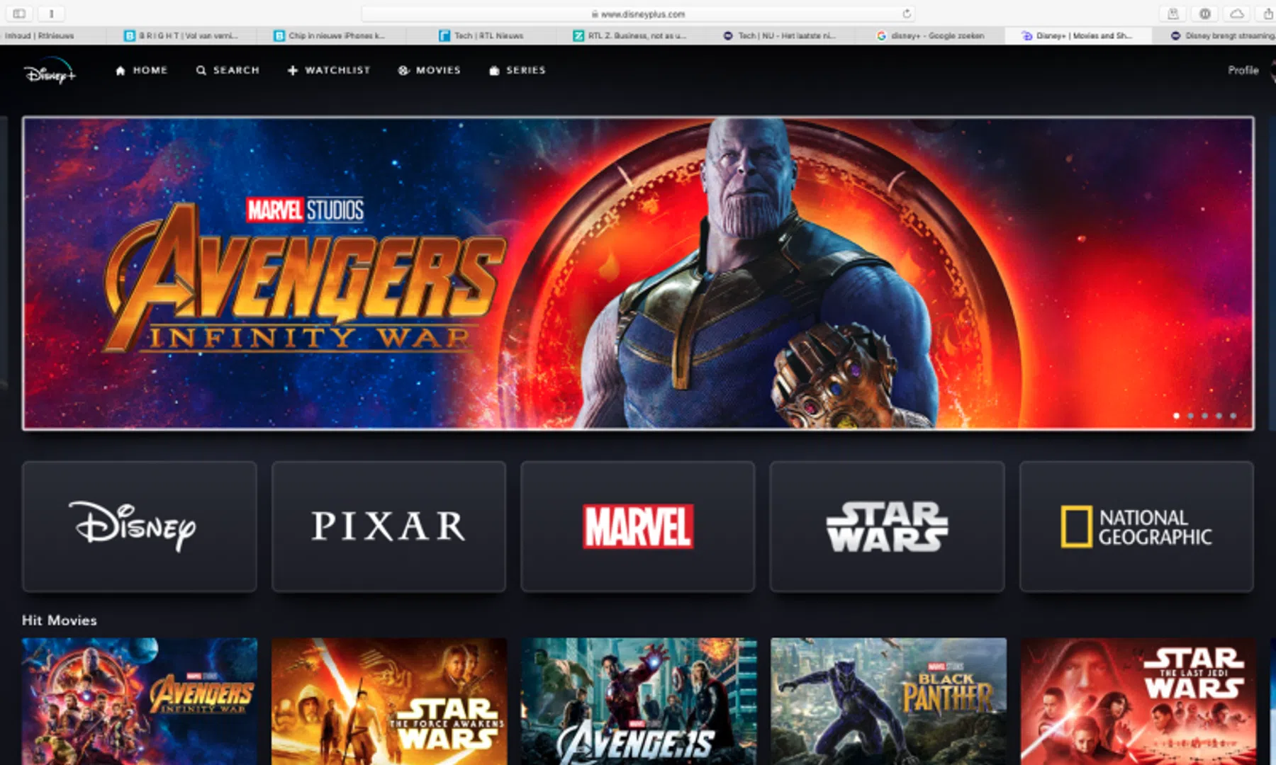 'Acht procent huishoudens Nederland heeft al Disney+'